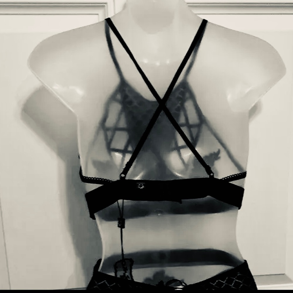 For love and lemons Skivvies Delilah high neck bralette top - Picture 5 of 6